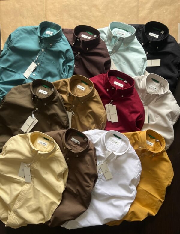 Solid Colour Casual Cotton Shirts
