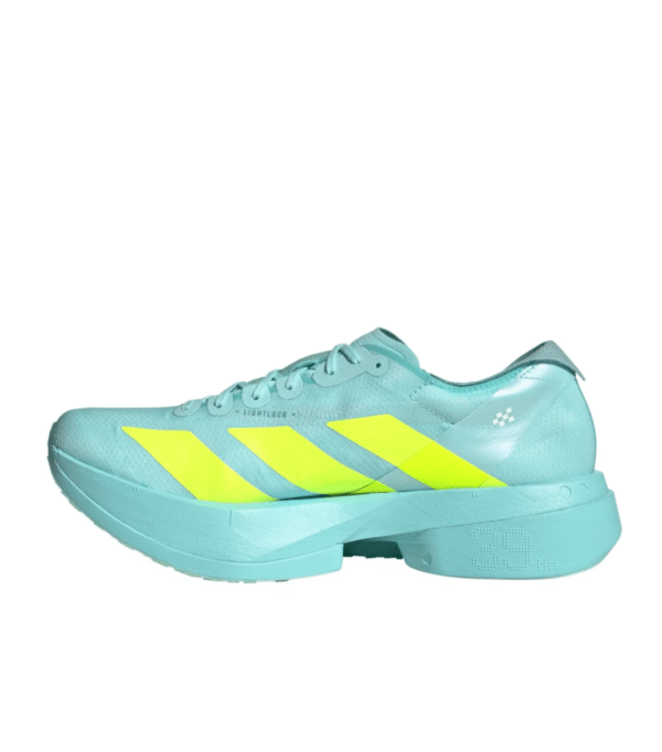 Adidas Adizero Adios Pro 4 (light green with yellow stripes)
