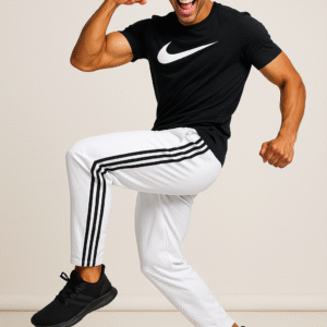 Adidas Men's Lower (Straight Fit, White)