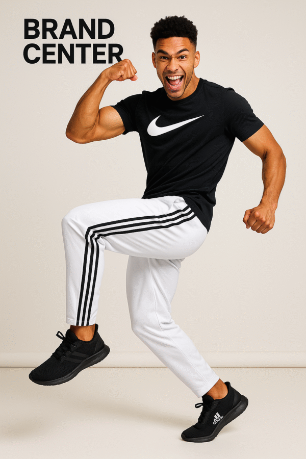 Adidas Men's Lower (Straight Fit, White)