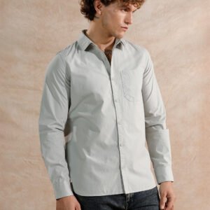 Casual Shirt (Grey Solid)