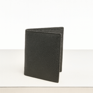 Men's Leather Wallet (Black, Textured)