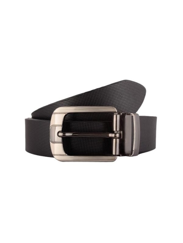 Mens formal genuine leather belt black colour