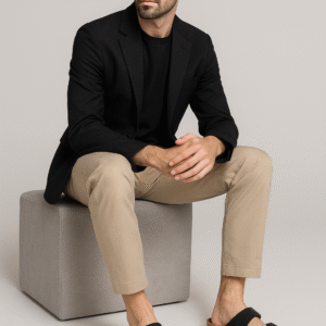 Sandal (dark brown/beige)