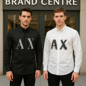 Casual Shirt (White with A/X Logo)
