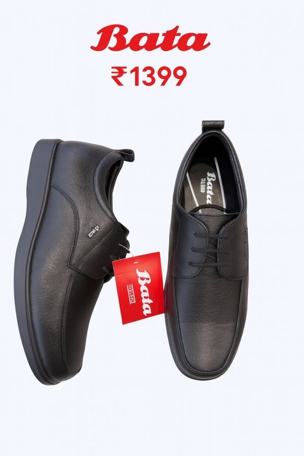 Bata men's Derby shoes (black)