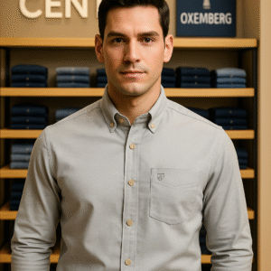 Oxemberg Button-Down Shirt (Grey)