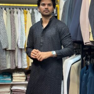 Attire kurta pajama with white pajama party wear