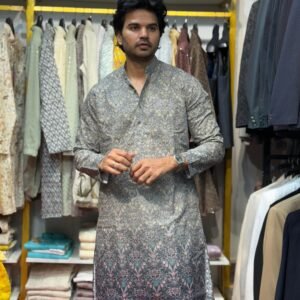 London blazer kurta pajama with white pajama party wear