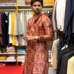 London blazer kurta pajama with white pajama party wear