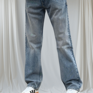 Non strech Raw wash straight fit grace blue jean