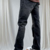 Non strech straight fit charcoal colour jean