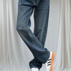 Non strech straight fit dark blue colour jean