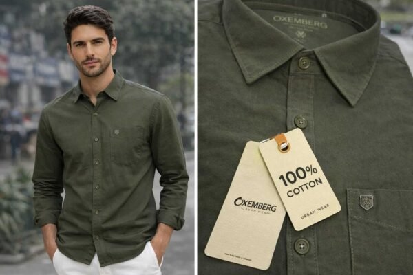 100% cotton oxford shirt by siyaram's
