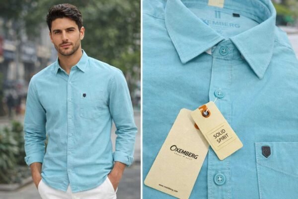 100% cotton oxford shirt by siyaram's