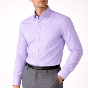 J.HAMPSTEAD SLIM FIT SHIRT WITH COMPACT YARN