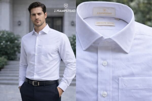 j.hampstead absolute white col slim fit