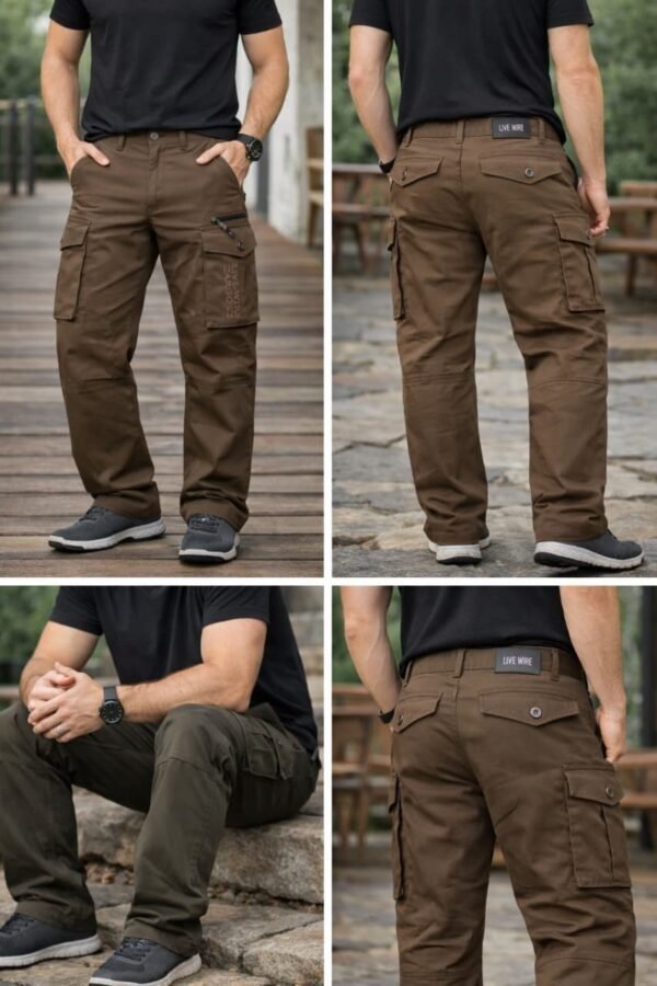 Experience livewire brand   the cargo pant made with 100% cotton .