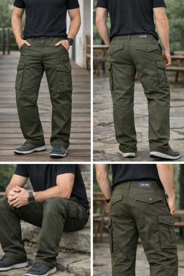 Experience livewire brand   the cargo pant made with 100% cotton .