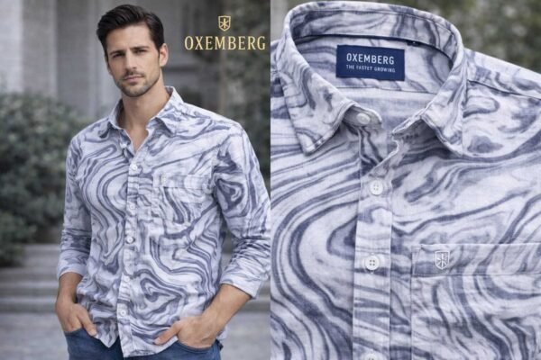 oxemberg cotton gauze summer print