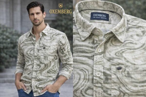 oxemberg cotton gauze summer print