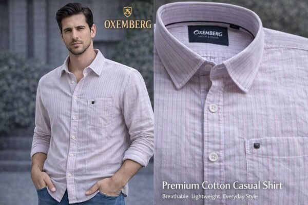 Experience effortless style with classic stripe