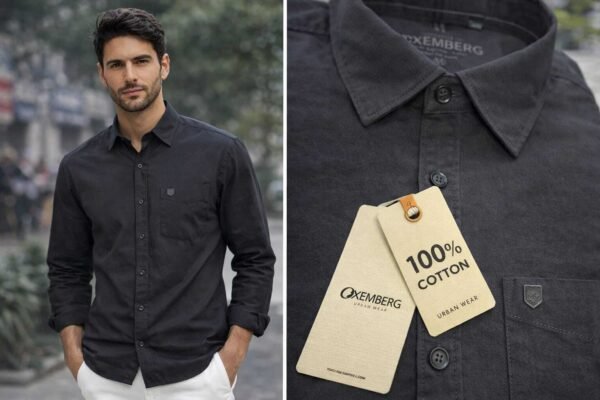 100% cotton oxford shirt by siyaram's