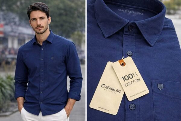 100% cotton oxford shirt by siyaram's