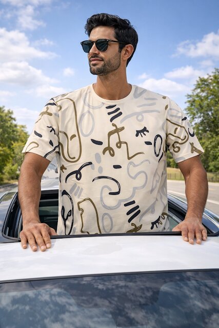 men's round neck t shirt